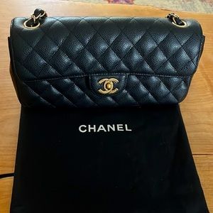 Chanel Quilted E/W Flap Bag